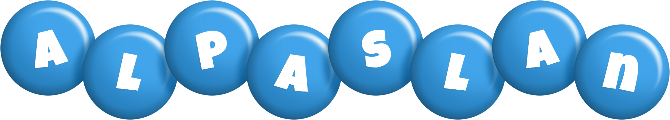 Alpaslan candy-blue logo