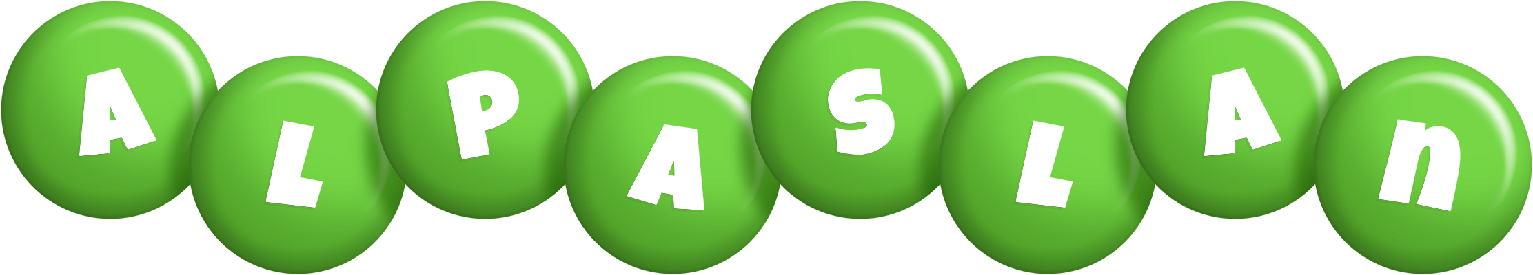 Alpaslan candy-green logo