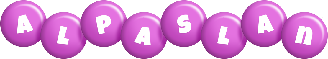 Alpaslan candy-purple logo