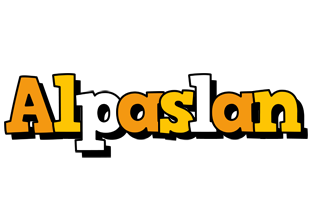 Alpaslan cartoon logo