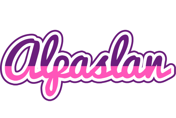 Alpaslan cheerful logo