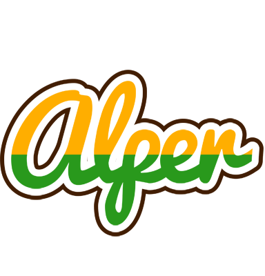 Alper banana logo
