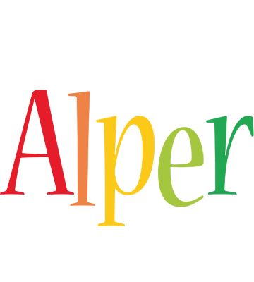 Alper birthday logo