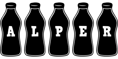 Alper bottle logo