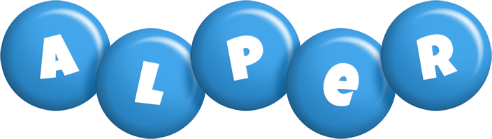 Alper candy-blue logo
