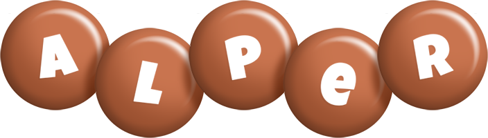 Alper candy-brown logo