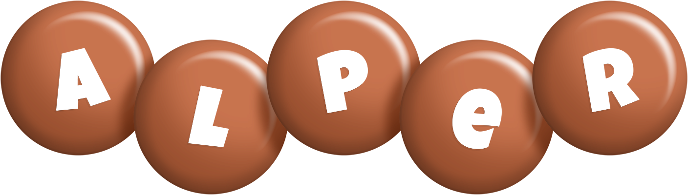 Alper candy-brown logo