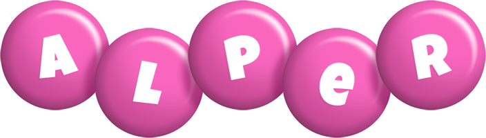 Alper candy-pink logo