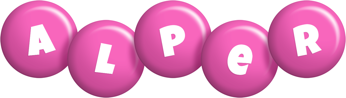 Alper candy-pink logo