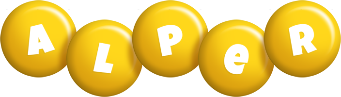 Alper candy-yellow logo