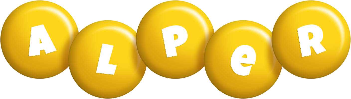 Alper candy-yellow logo