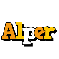 Alper cartoon logo