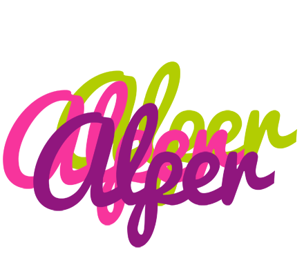 Alper flowers logo