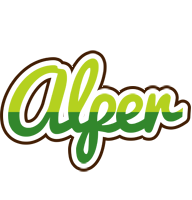 Alper golfing logo