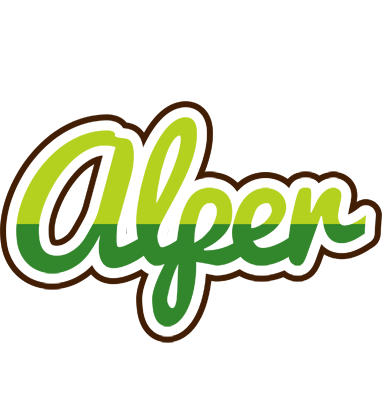 Alper golfing logo