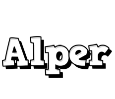 Alper snowing logo