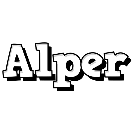 Alper snowing logo