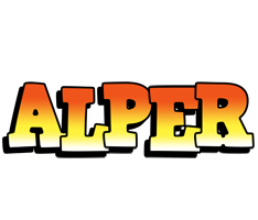 Alper sunset logo