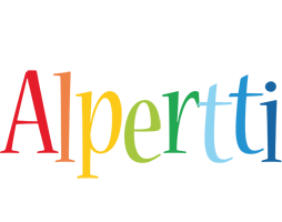 Alpertti birthday logo