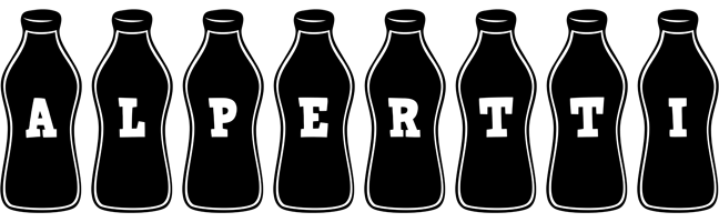 Alpertti bottle logo