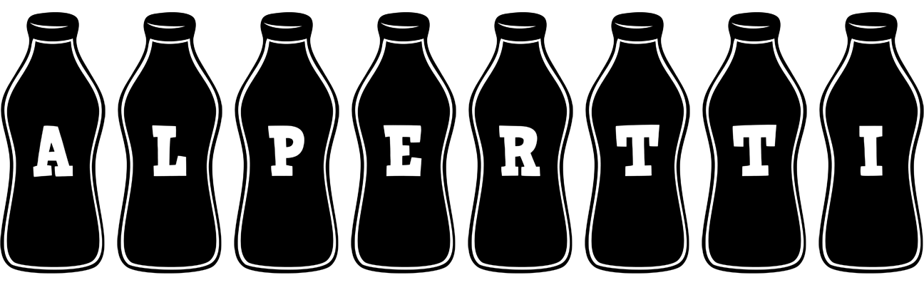 Alpertti bottle logo