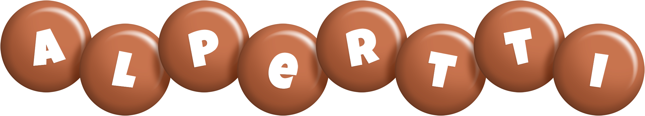 Alpertti candy-brown logo
