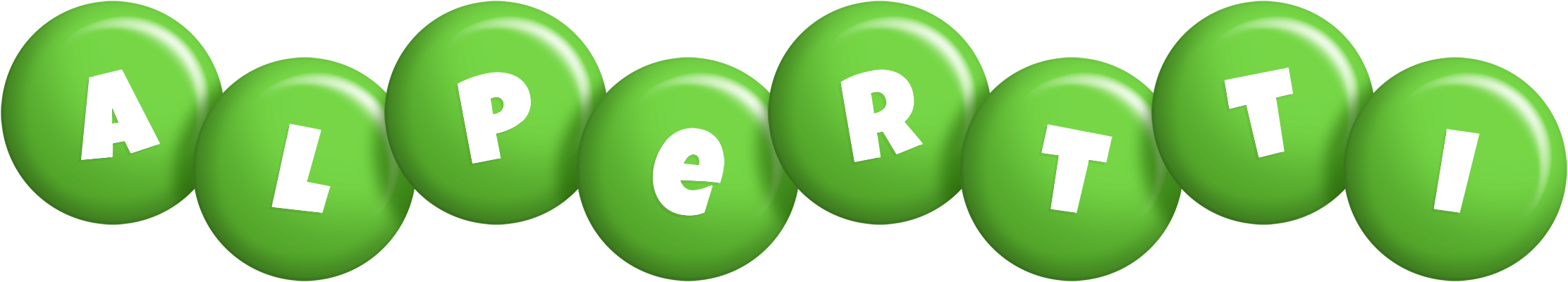 Alpertti candy-green logo