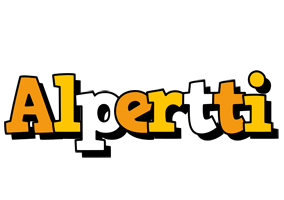 Alpertti cartoon logo