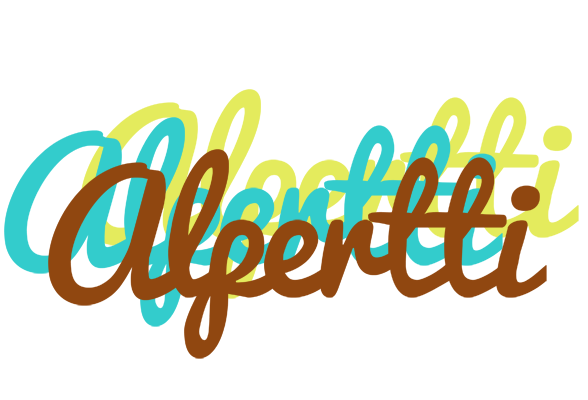 Alpertti cupcake logo