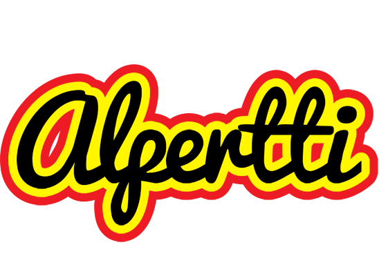 Alpertti flaming logo