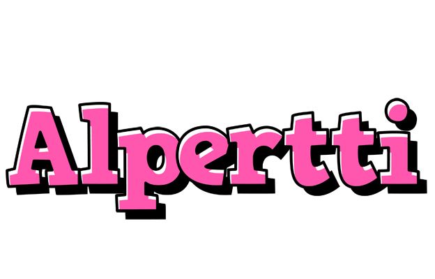 Alpertti girlish logo