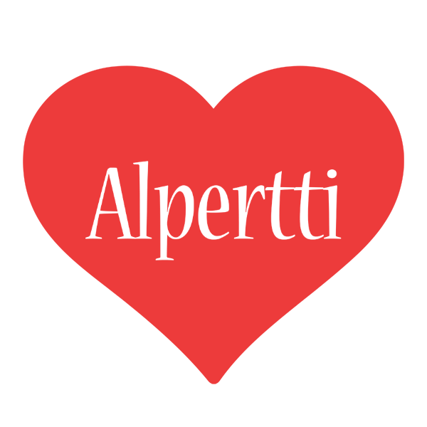 Alpertti love logo
