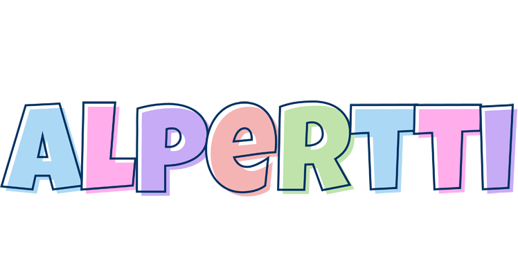 Alpertti pastel logo