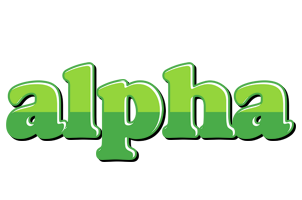 Alpha apple logo