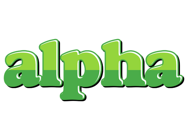 Alpha apple logo