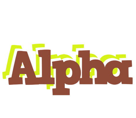 Alpha caffeebar logo