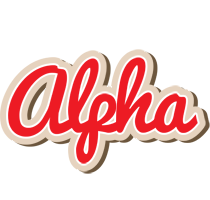 Alpha chocolate logo