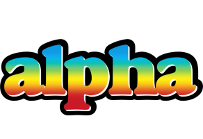 Alpha color logo