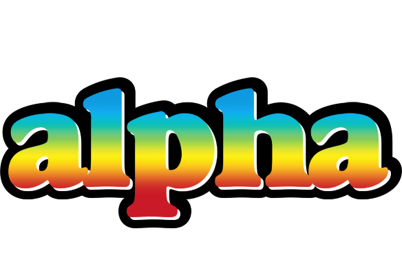 Alpha color logo