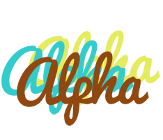 Alpha cupcake logo