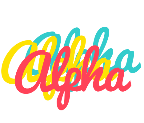 Alpha disco logo