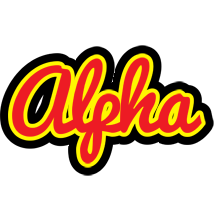 Alpha fireman logo