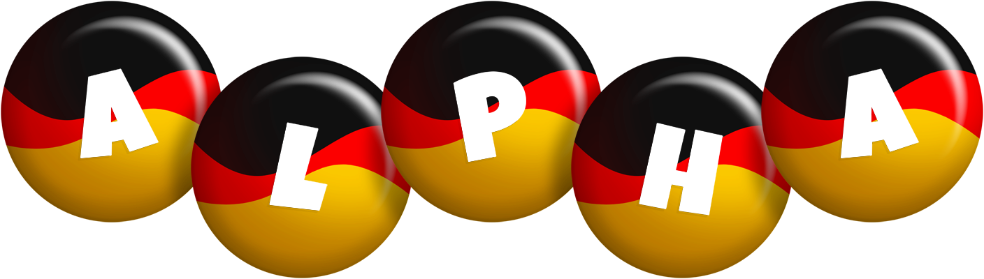 Alpha german logo