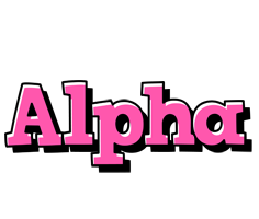 Alpha girlish logo