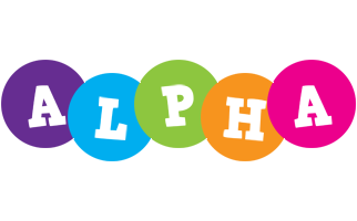 Alpha happy logo