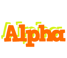 Alpha healthy logo