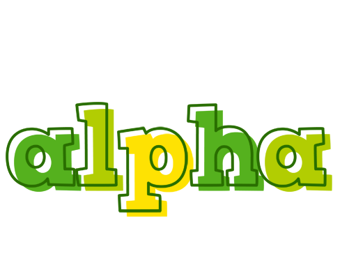Alpha juice logo