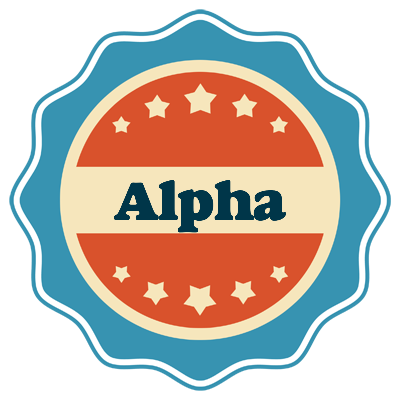Alpha labels logo
