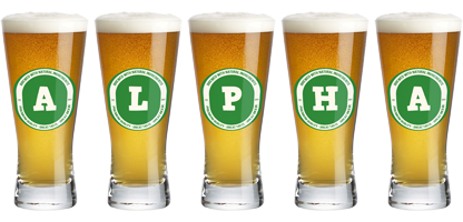 Alpha lager logo