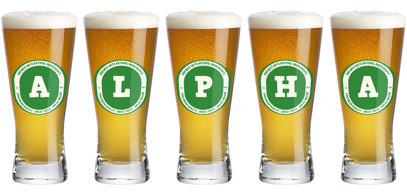 Alpha lager logo
